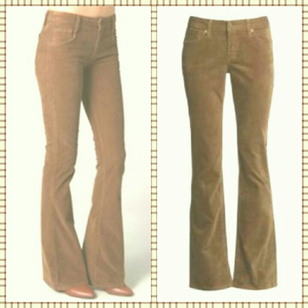 Light Brown Curvy Fit Flare Cords