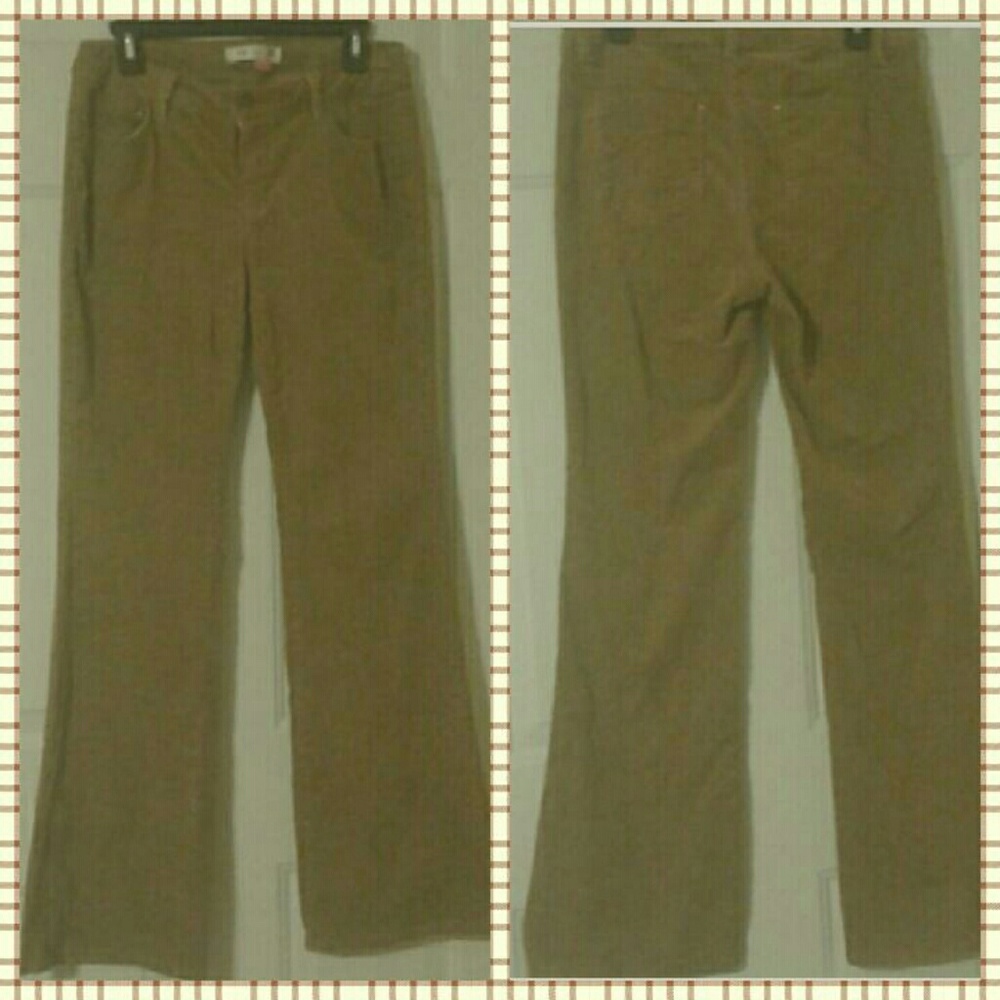 Light Brown Curvy Fit Flare Cords - Picture 2 of 4