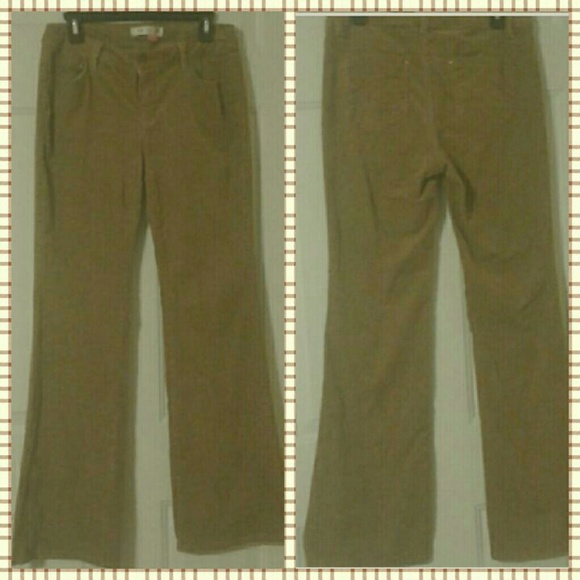 Light Brown Curvy Fit Flare Cords - Picture 2 of 4
