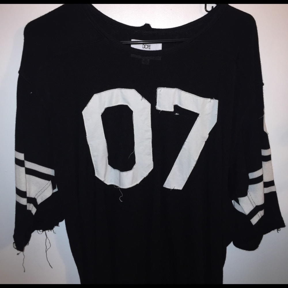 DOPE Distressed Football Jersey