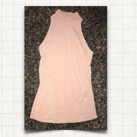 Light Peach Neck Top - Picture 3 of 3