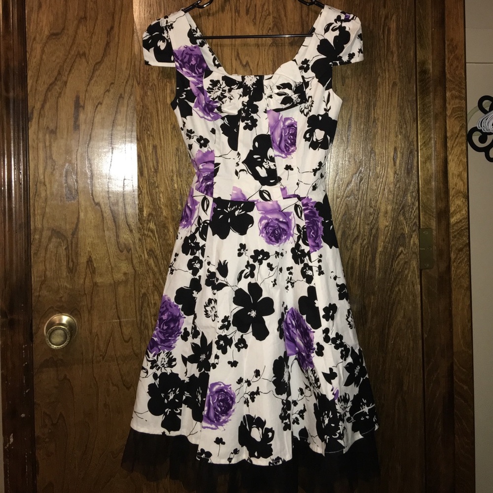 1950s Vintage Swing Dress