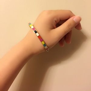 Kate spade "HIT YOUR STRIDE IDIOM BANGLE"