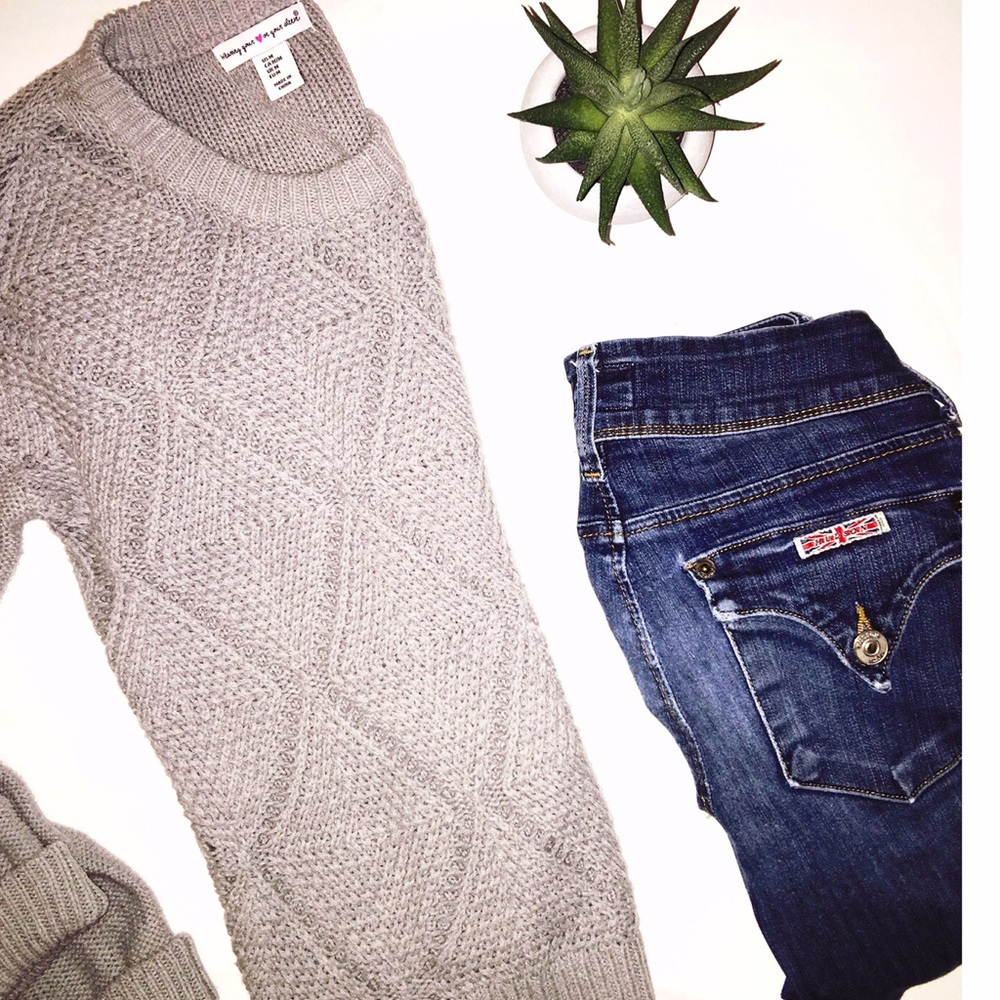 Grey Knit Sweater