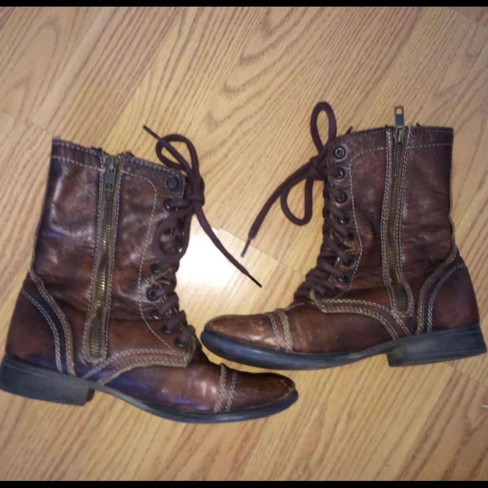 steve madden combat boots