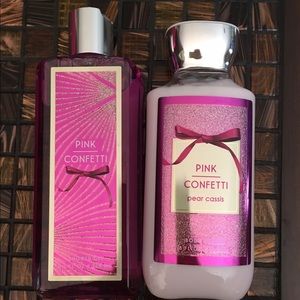 Bath and Body Works shower gel and lotion
