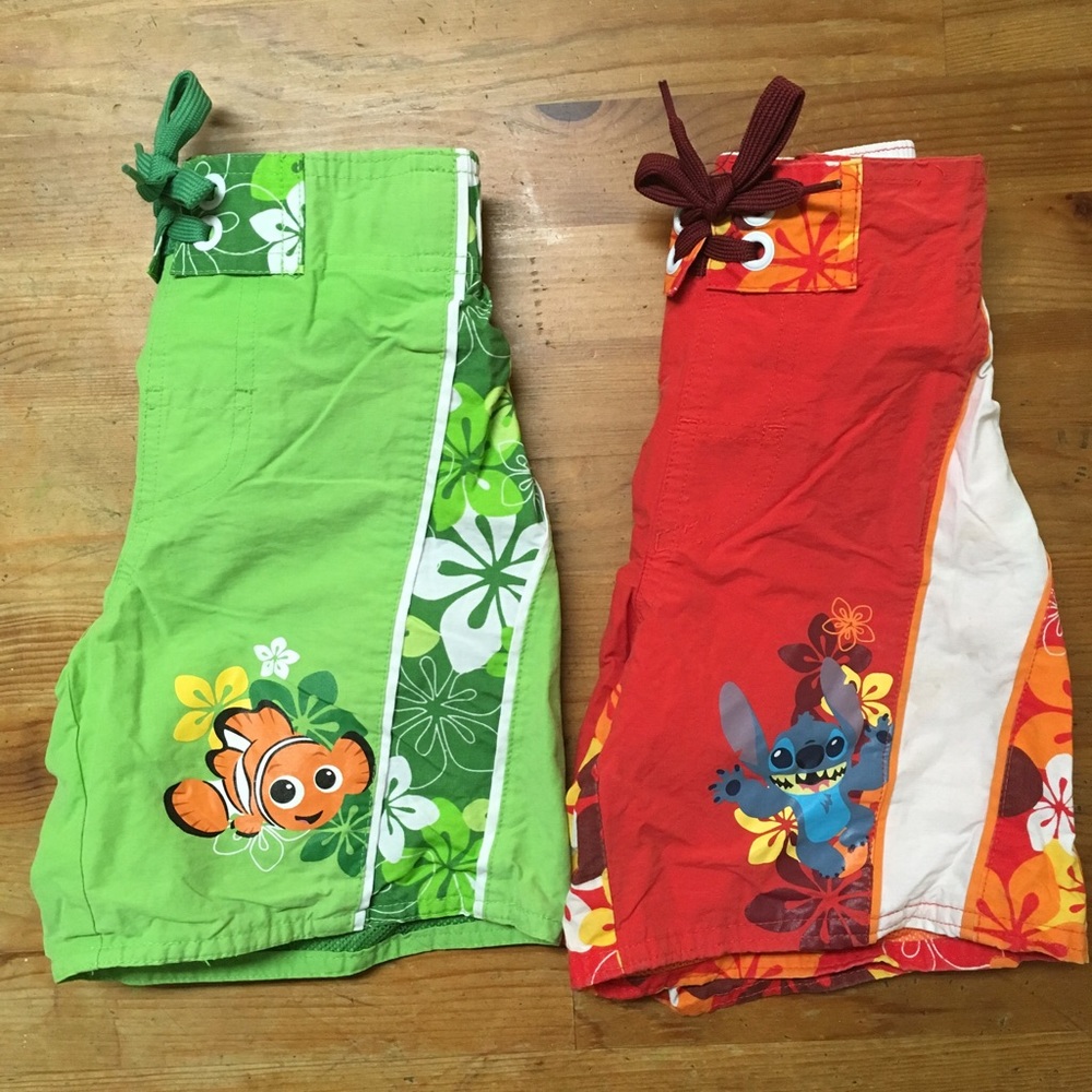 DISNEY Toddler Boy Swim Trunks (set of 2)