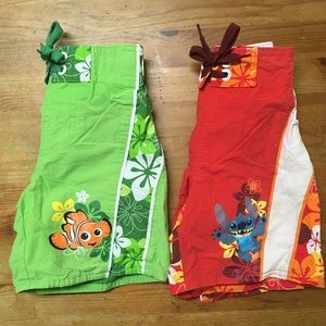 DISNEY Toddler Boy Swim Trunks (set of 2)
