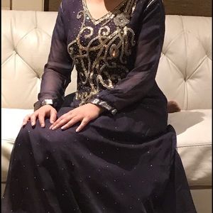 pakistani wedding/ party wear maxi dress