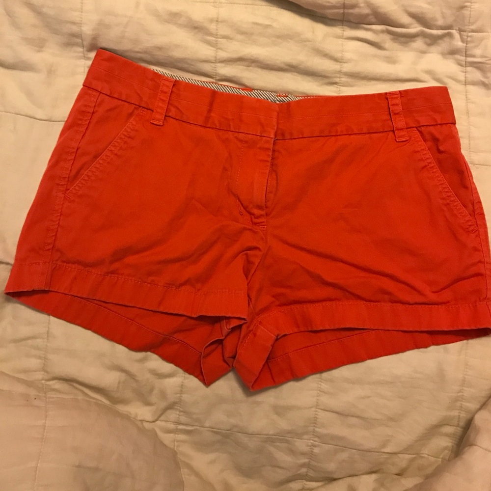J. Crew Red Chino Shorts