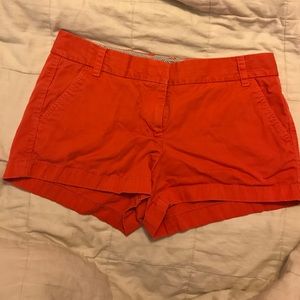 J. Crew Red Chino Shorts