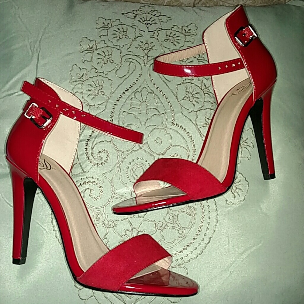 Strappy Red Heel