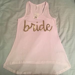 DAVID'S BRIDAL SEQUIN TANK