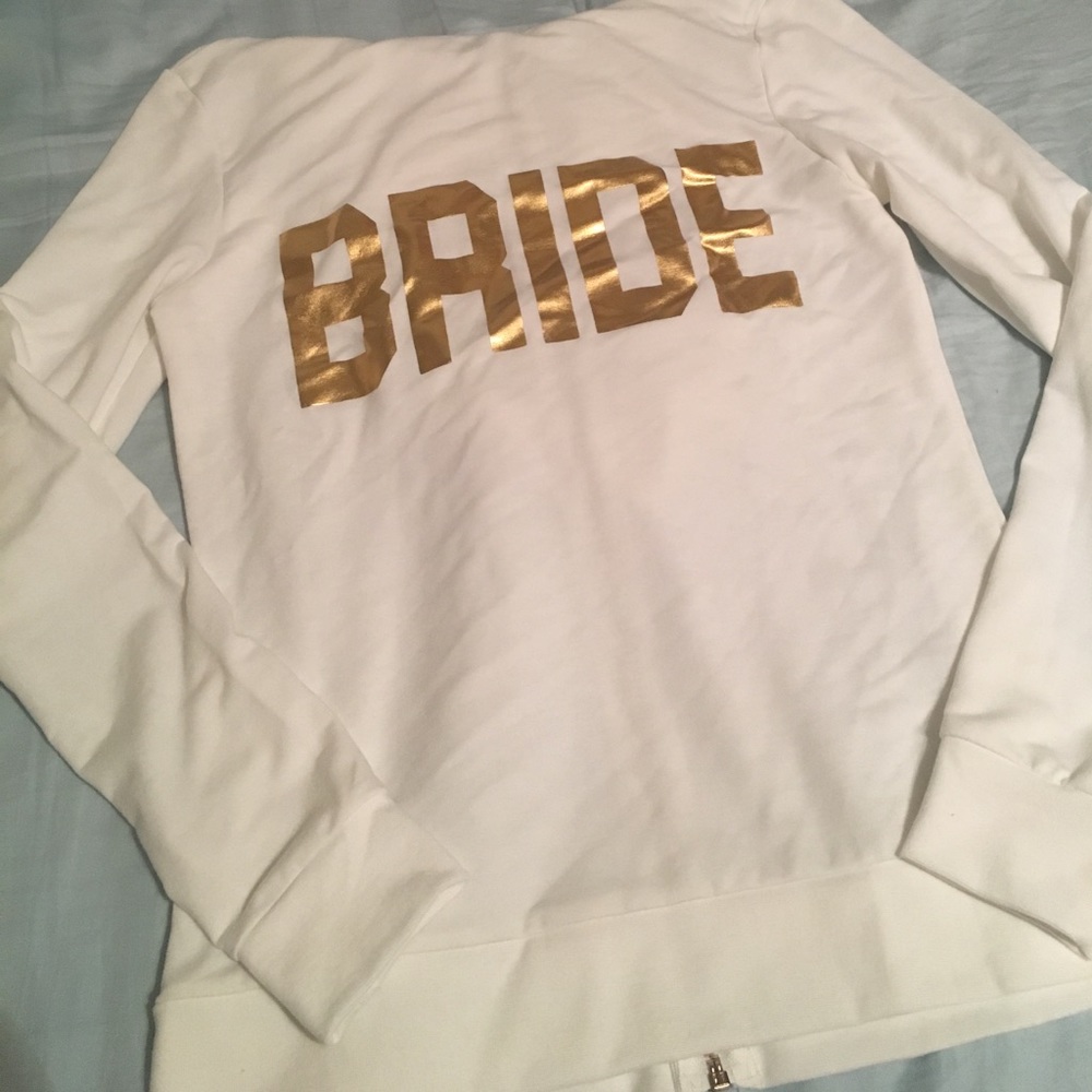 DAVID'S BRIDAL ZIP UP HOODIE