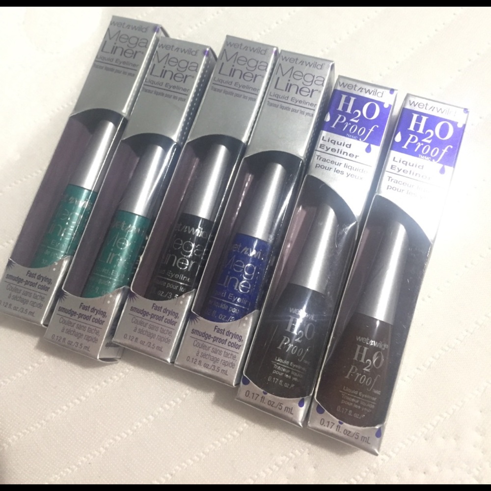 ✨Bundle of 6 liquid eyeliners!!!