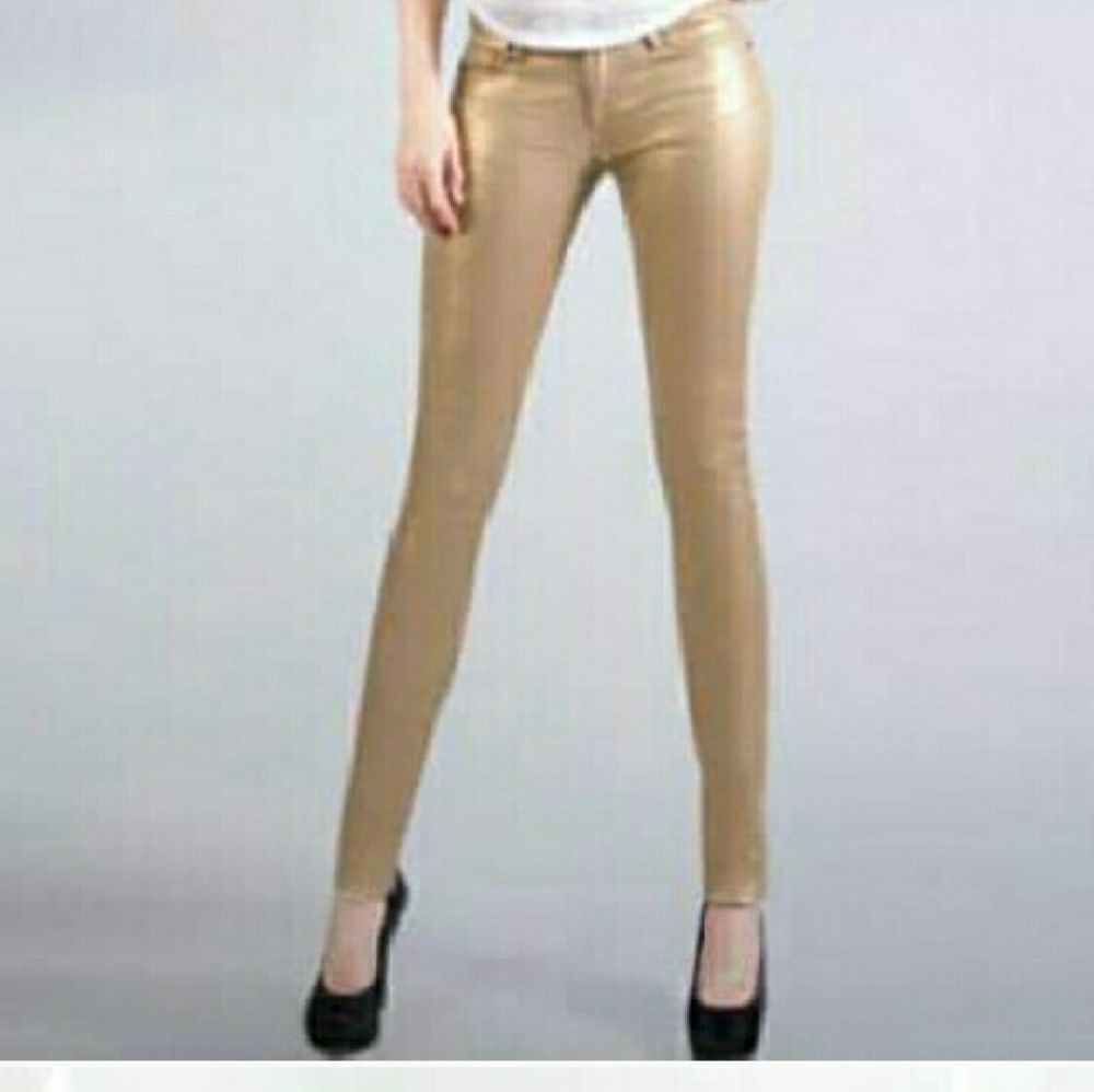 David Kahn Mickayla gold jeans
