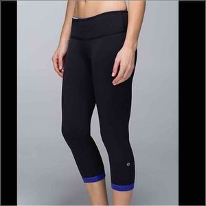 Lululemon crop reversible leggings