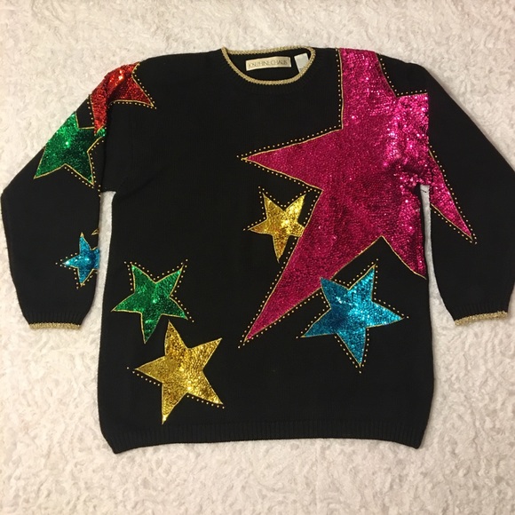 Josephine Chaus Sweaters - Josephine Chaus Vintage Star Sweater Large