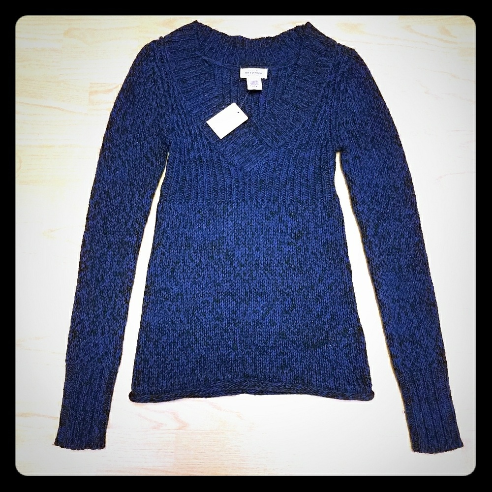 Warm & Cozy Midnight Blue Marled Sweater