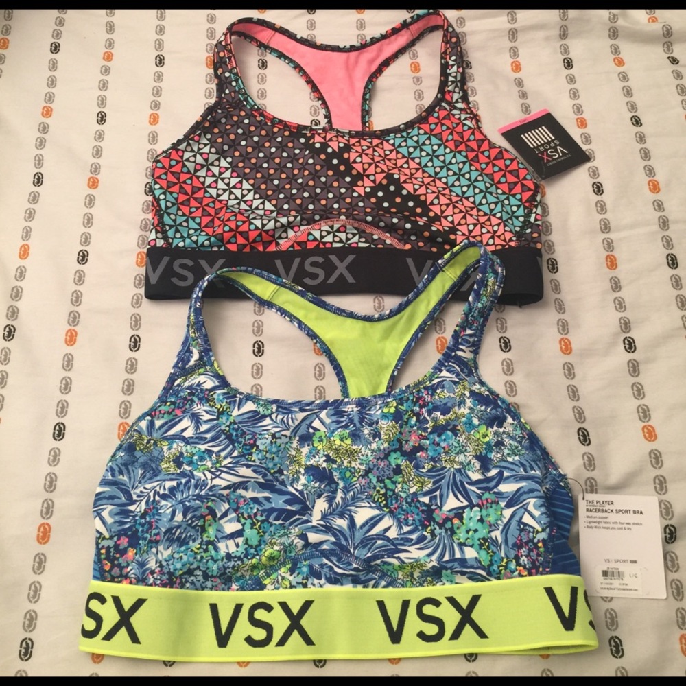 2 Victoria's Secret Sports Bras Size L