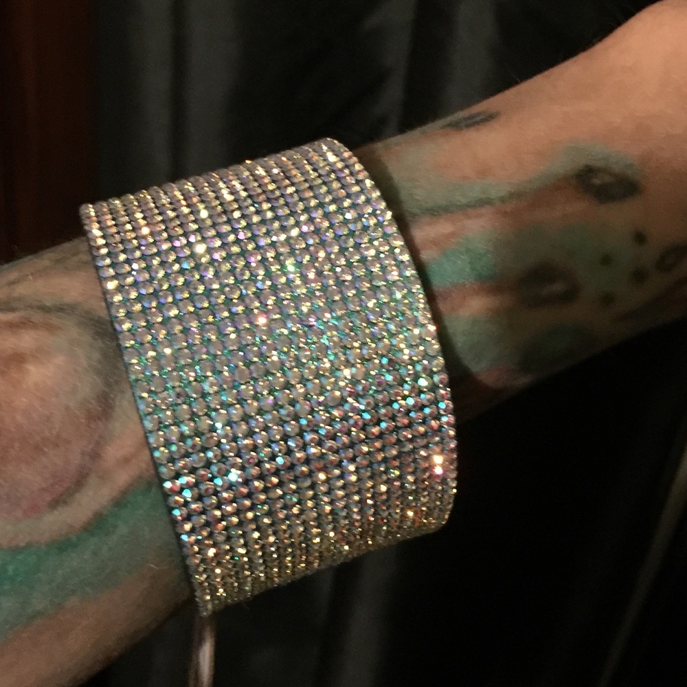 MARK DOWN! solid aurora boreal crystal bracelet!