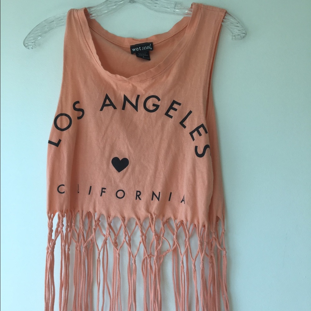 Los Angeles crop top