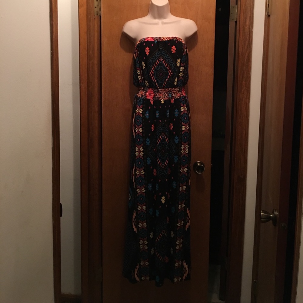 New York & Company Bohemian Print Maxi Dress