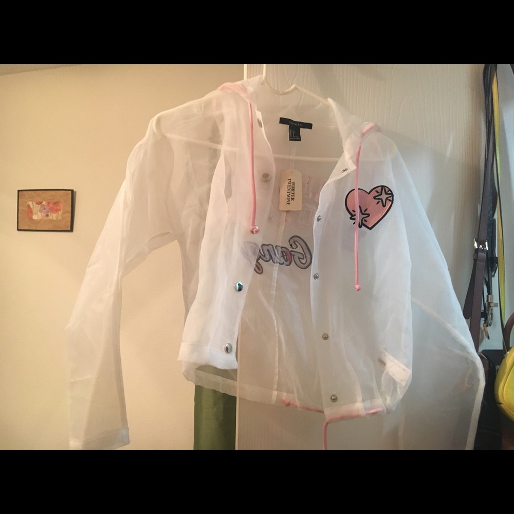 Forever 21 see through jacket