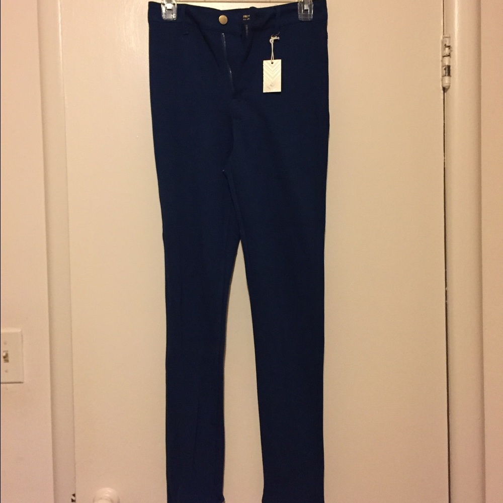 High waisted leggings teal.