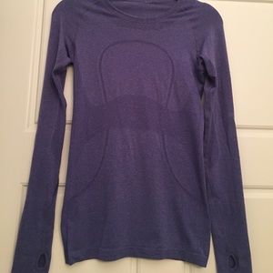 Lululemon silver scent long sleeve top