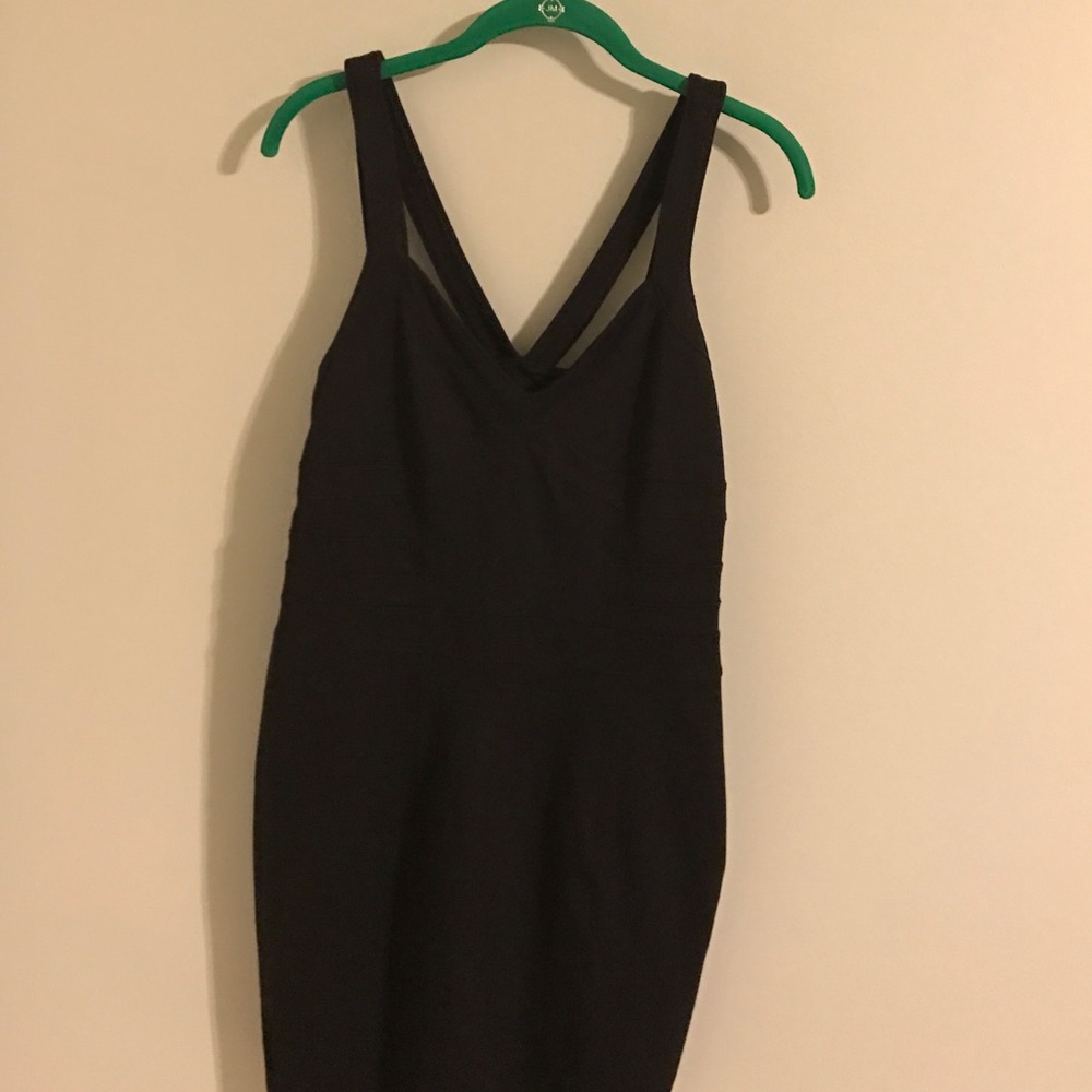 Fitted black dress!