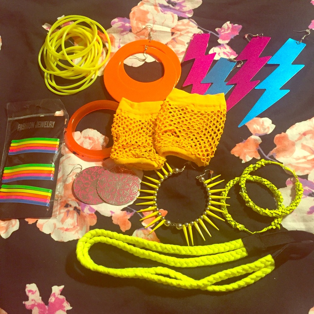 Retro 80's Jewelry bundle