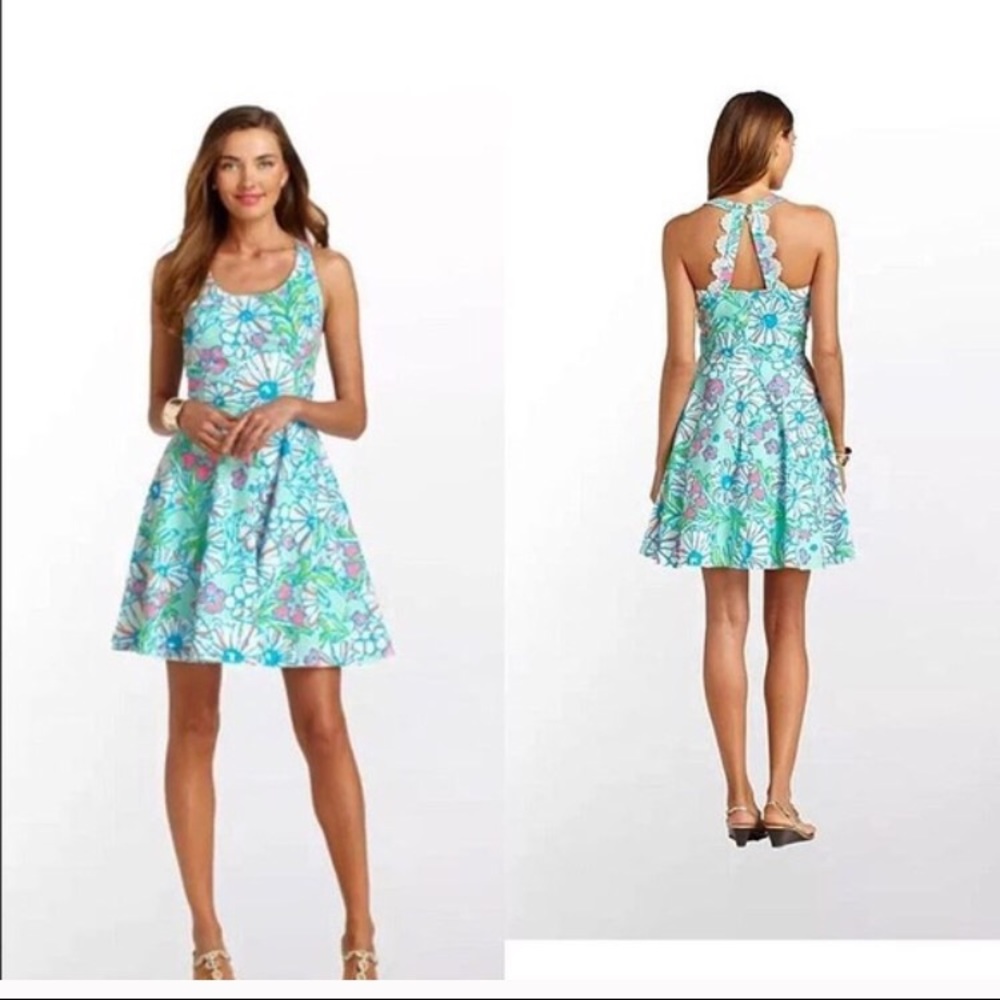 Lilly Pulitzer zo dress splish splash 0 xs