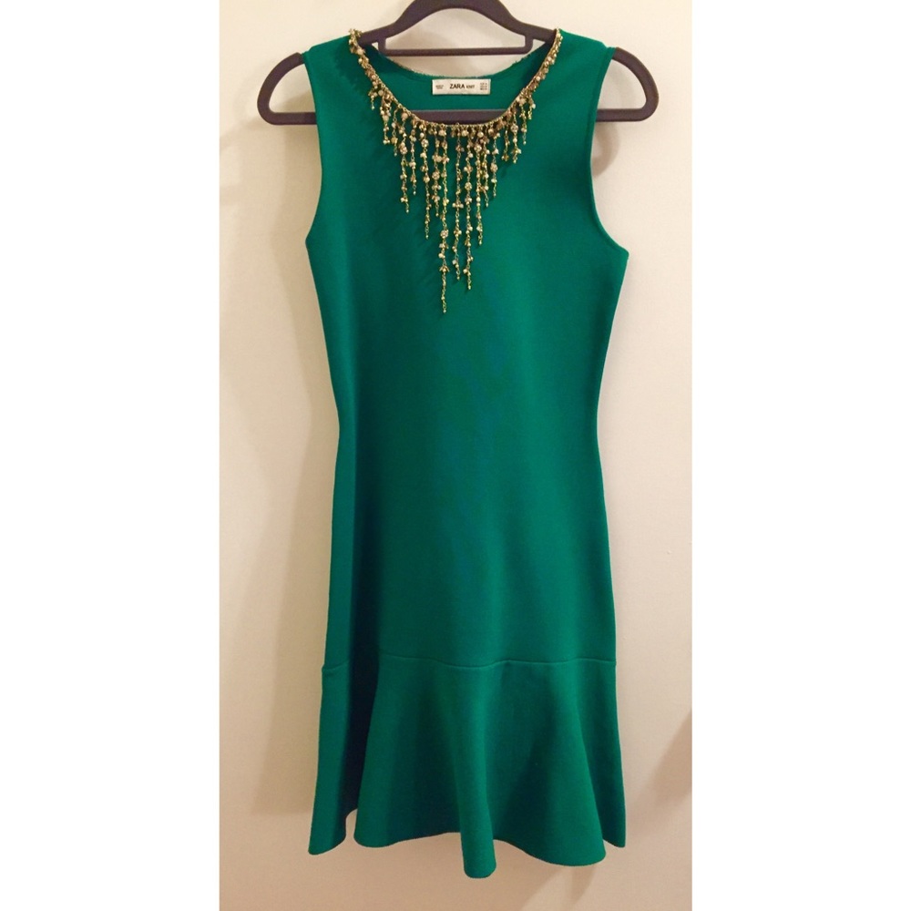 Zara knit dress with beading