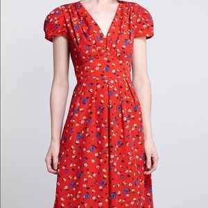 Anthropologie retro inspired dress