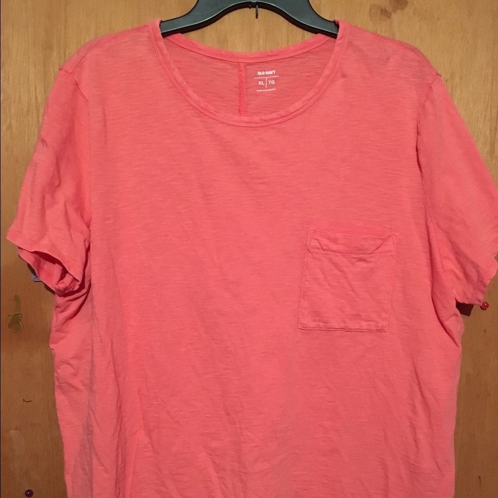 Coral Old Navy short sleeve shirt