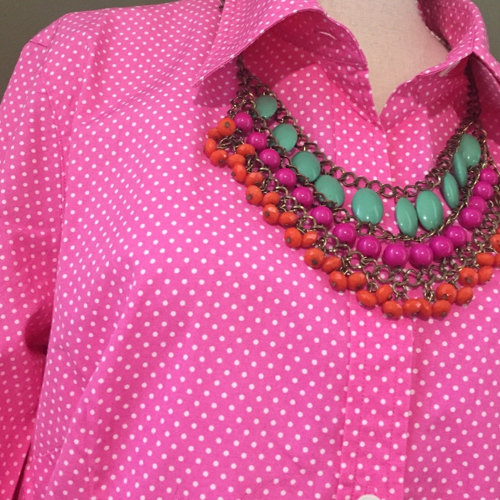 Pink polkadot. FROM LILY PULITZER