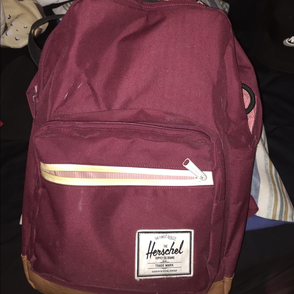 MAROON HERSHEL BACKPACKS