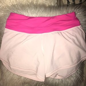 Lululemon pink shorts