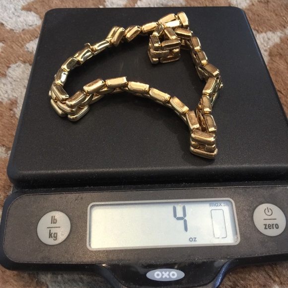 ❤️Sale❤️Vintage Gold Tone Linked Necklace - Picture 7 of 7