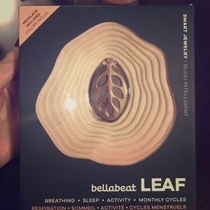 Rose Gold Bellabeat Leaf Smart Jewelry