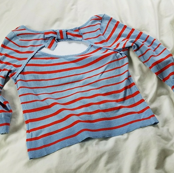 Anthropologie Sweaters - New MOTH Open Bow Back Cardigan