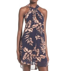 ASTR Twist Front Shift Dress