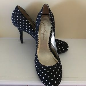 Polka dot Jessica Simpson