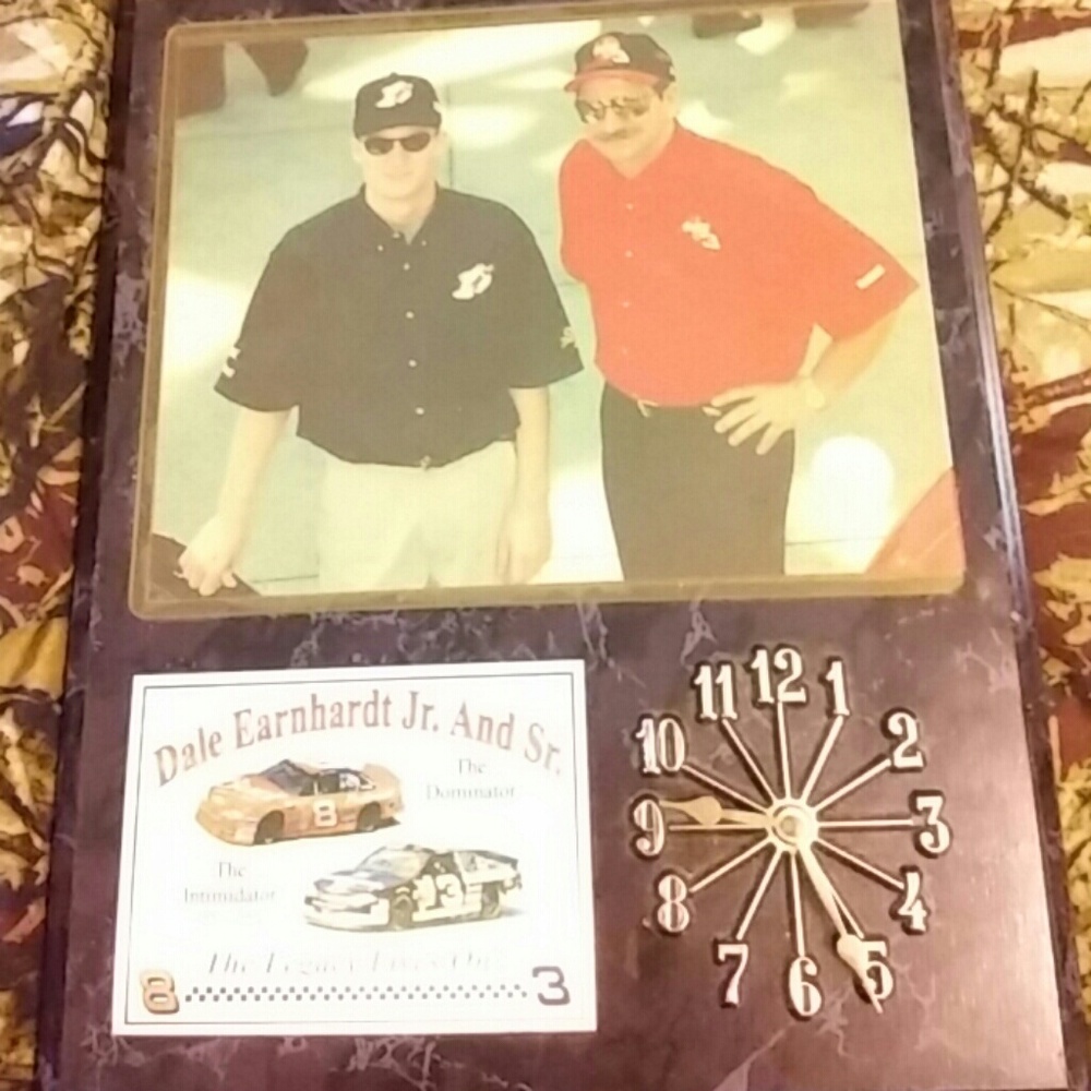 dale earnhardt jr. And sr. Plaques - Picture 1 of 1