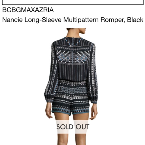 BCBGMAXAZRIA Nancie Romper - Picture 3 of 4