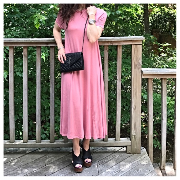 ✨LAST ONE ✨High neck coral midi swing dress - Picture 7 of 7