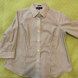 Jones New York Work Dress Shirt Wrinkle free