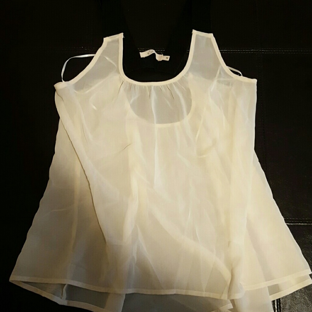 Elodie Sheer Tank Top M