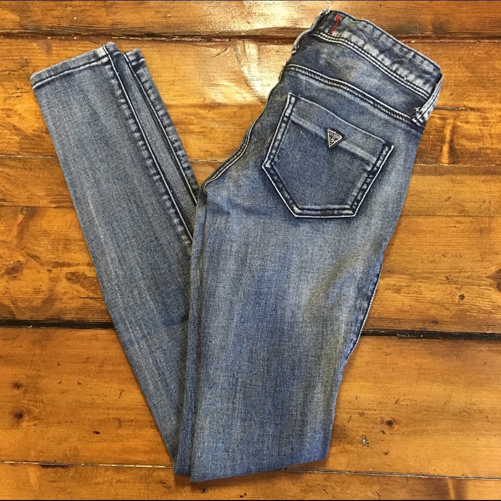 Guess Low Rise Jegging Maxine Fit Sz 24